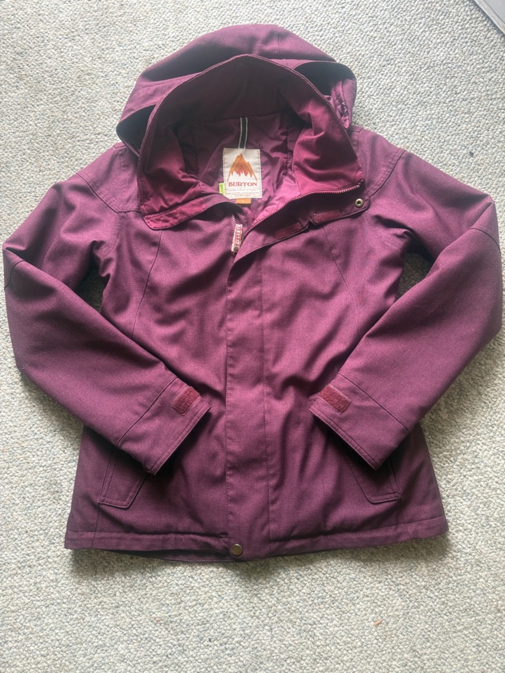Burton Plum Hooded Ski Jacket